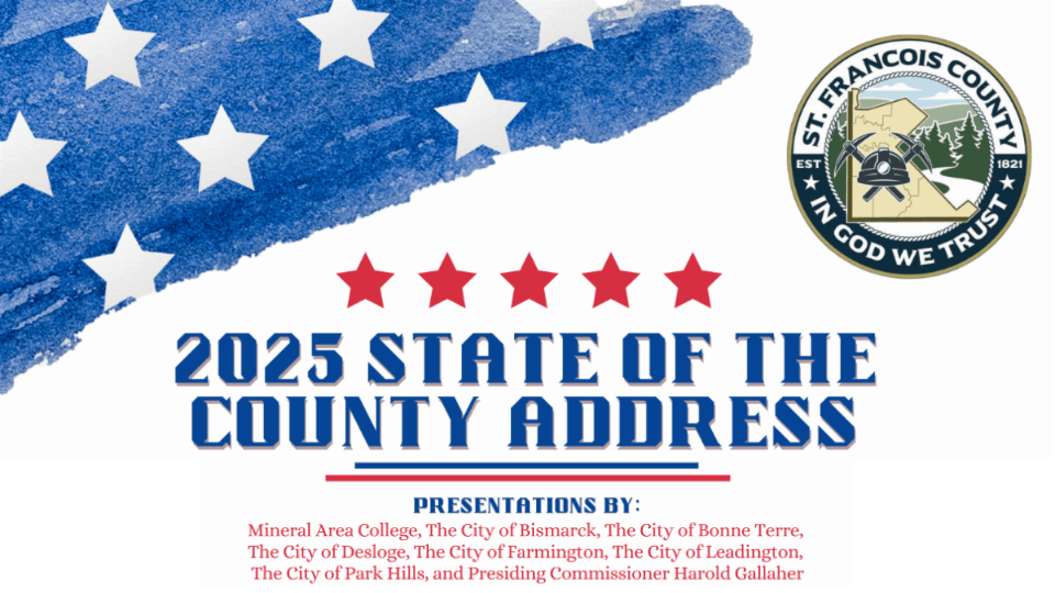 St. Francois County State of the County Address Planned for Friday