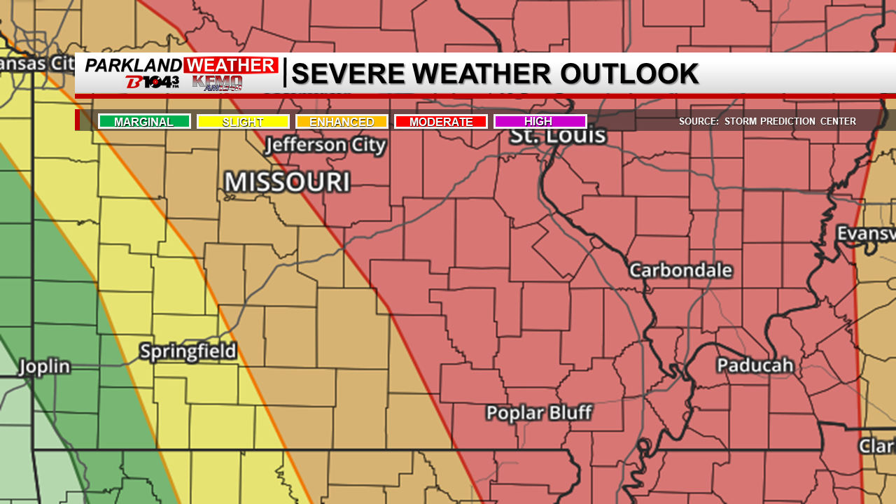 Severe Weather Outbreak Expected Later Today