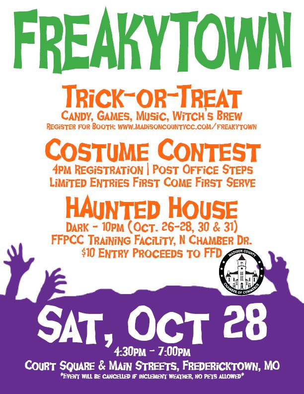 Freakytown for Fredericktown Halloween