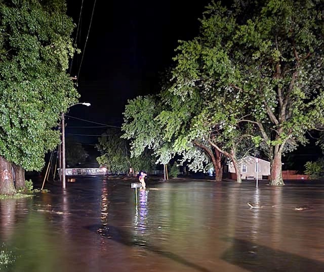 Fredericktown Flooding After Storm