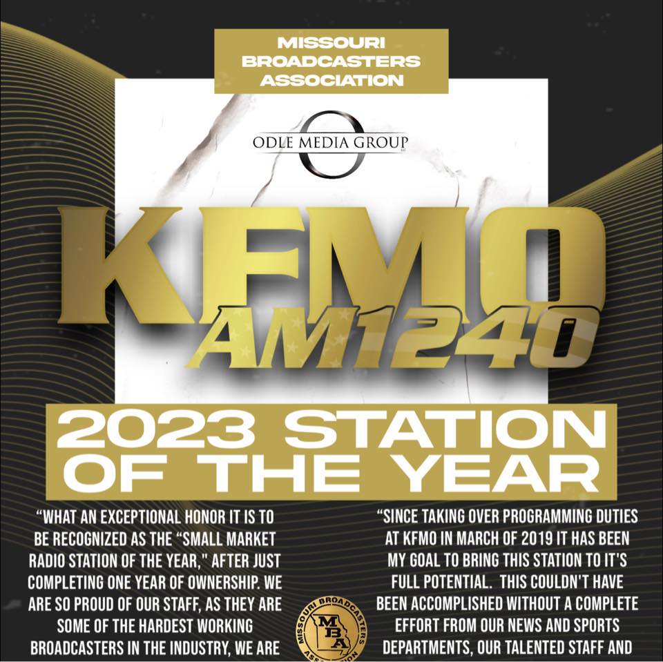 KFMO Named Station of the Year