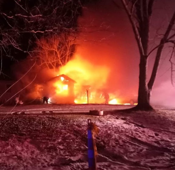 Loughboro Road Fire Destroys Home