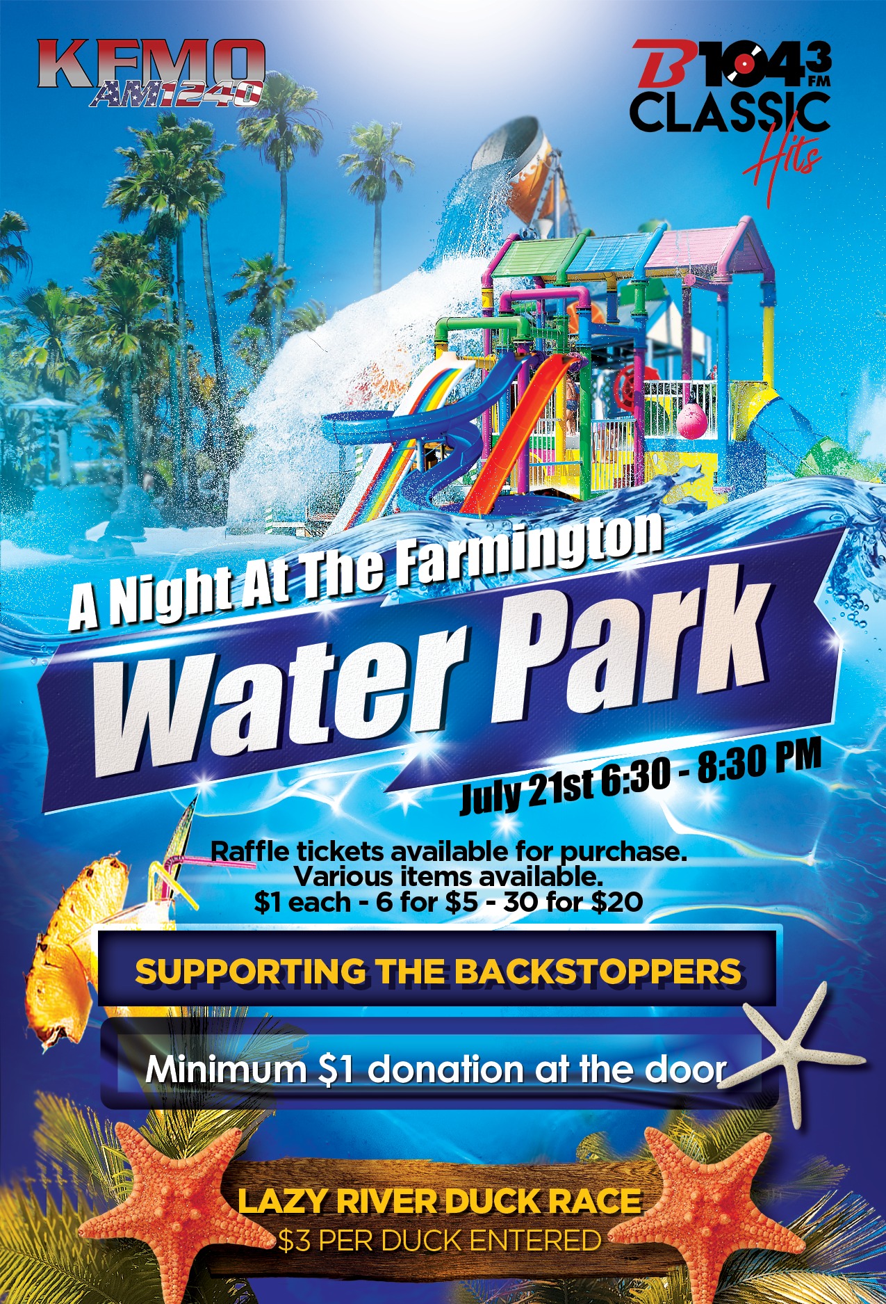 Waterpark Night To Raise Funds For Back Stoppers