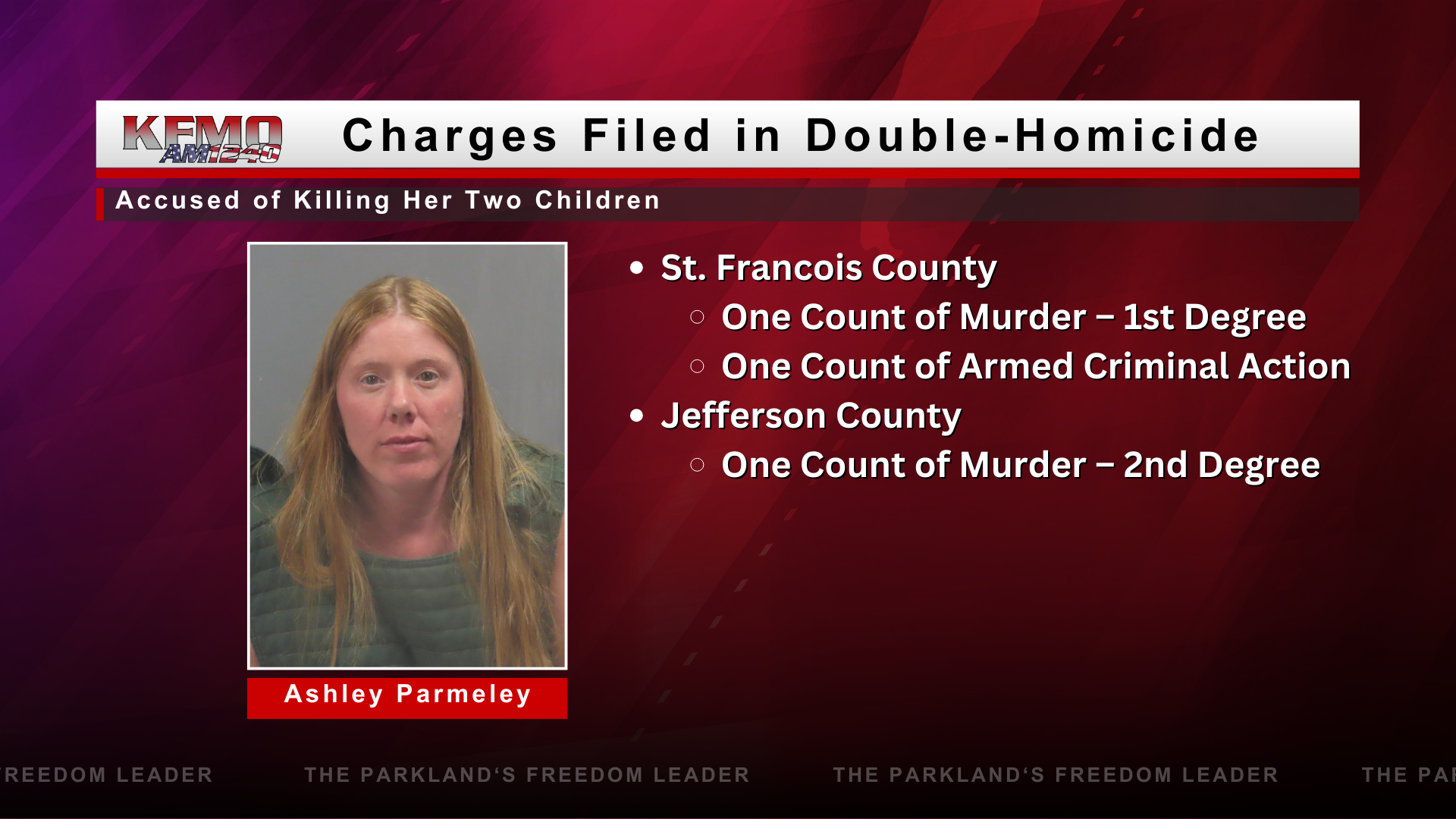 Additional Charges Filed in Double-Homicide