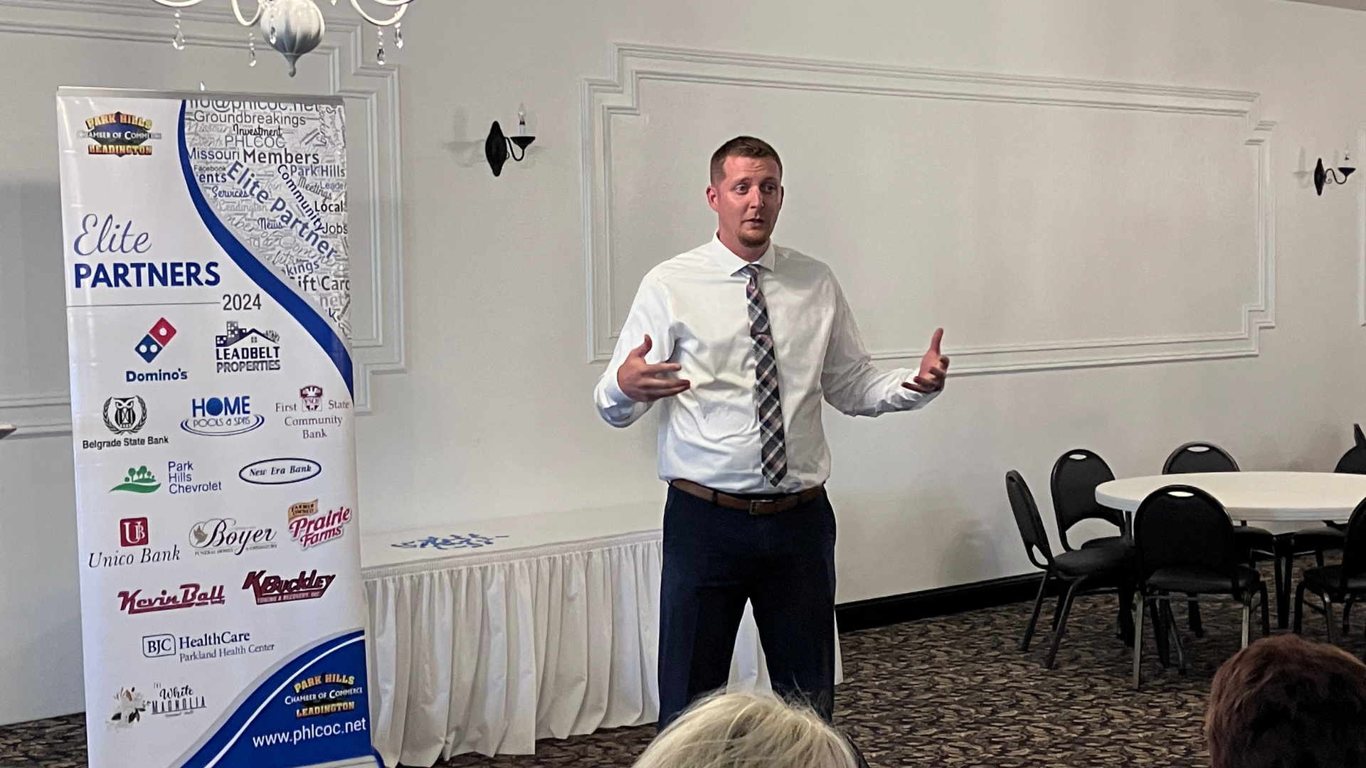 Central Associate Superintendent Zech Payne Speaks at Park Hills - Leadington Chamber Luncheon