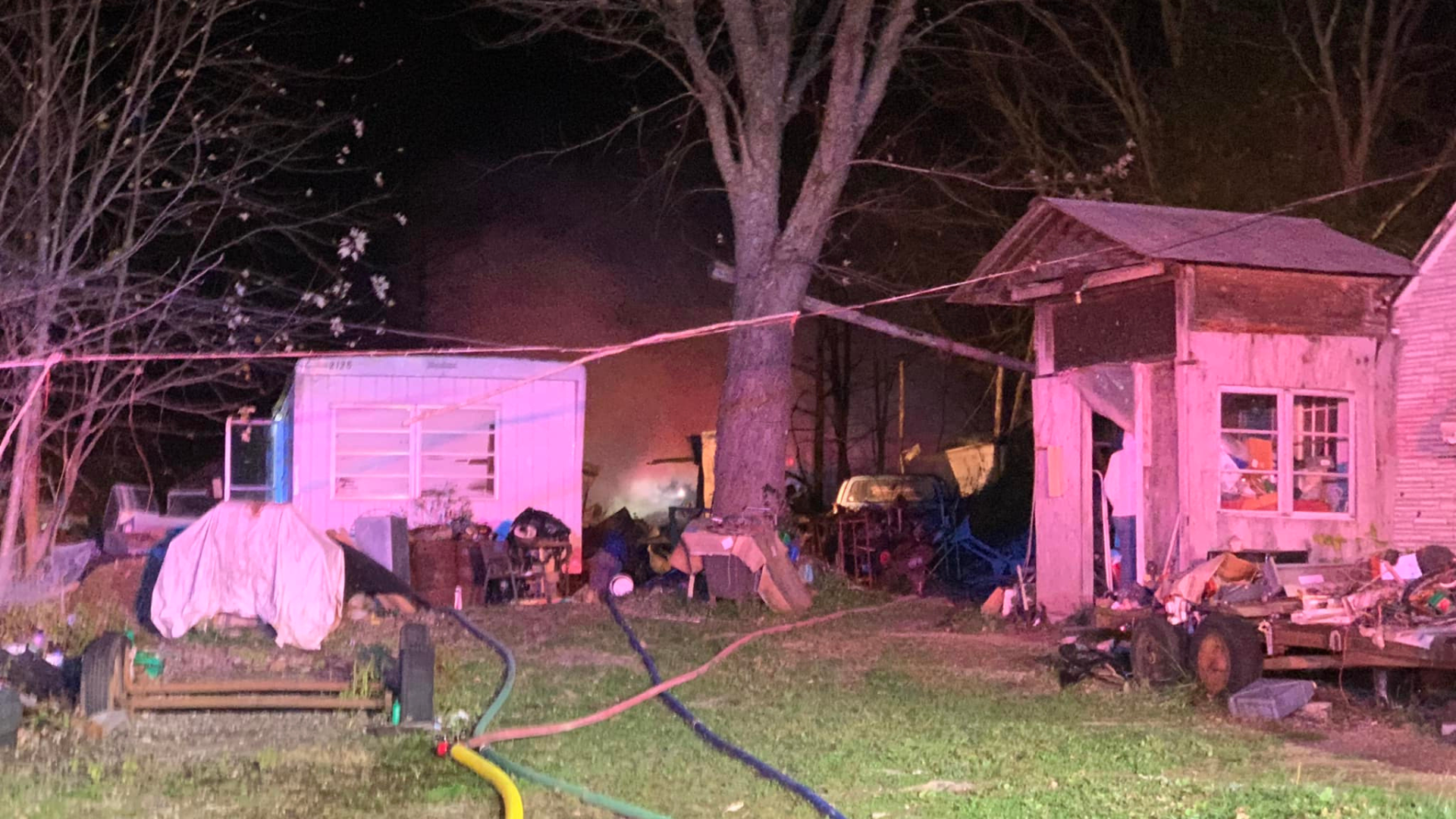 Crews Respond to Multi-Structure Fire on Old Jackson Road