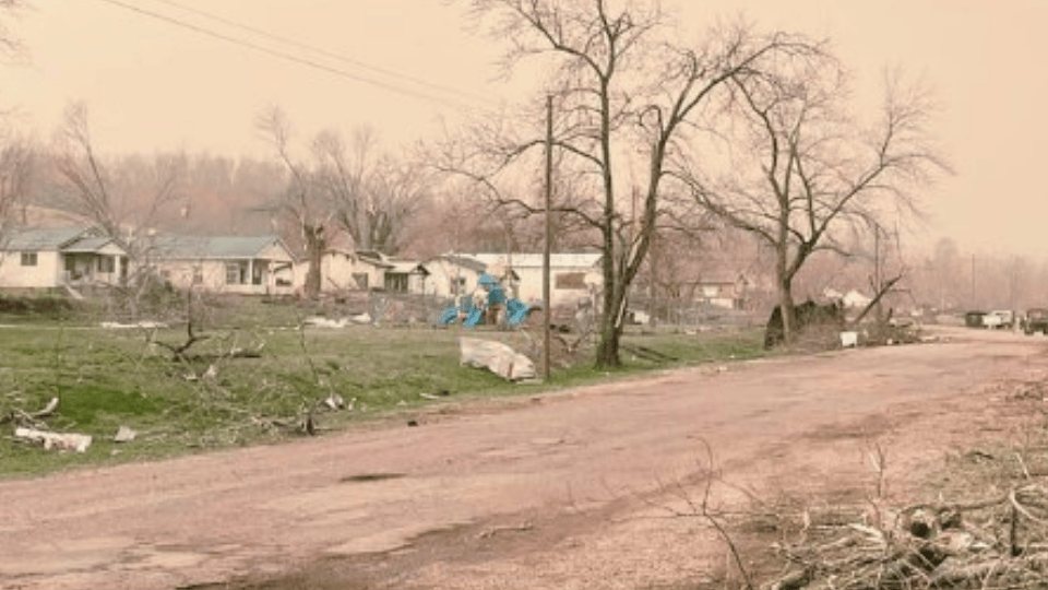 Des Arc Devastated by Tornado; Homes Destroyed