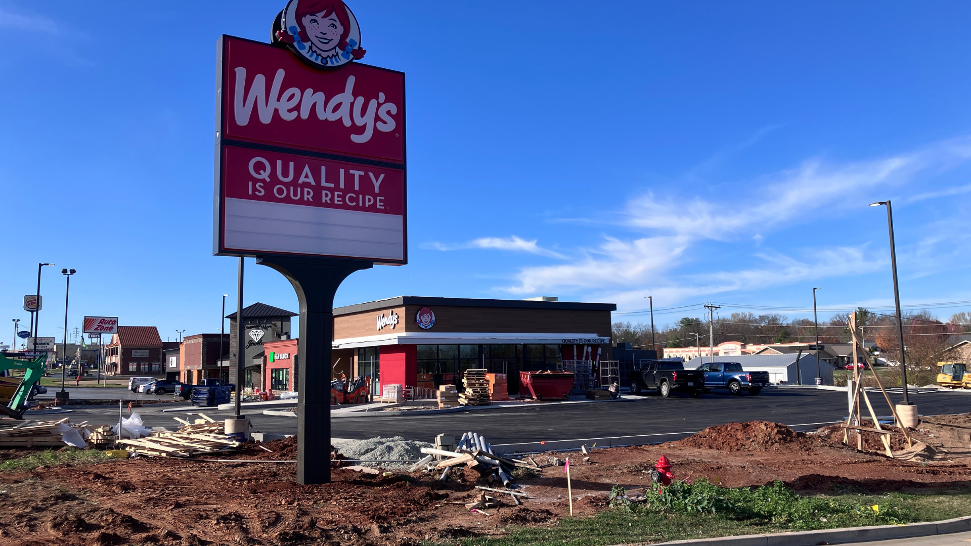 New Wendy’s in Farmington: Construction Nearing Completion