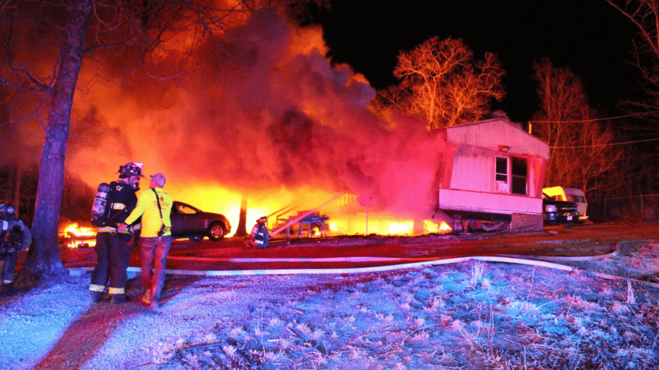 Firefighters Battle Structure Fire on Wortham Road in Leadwood