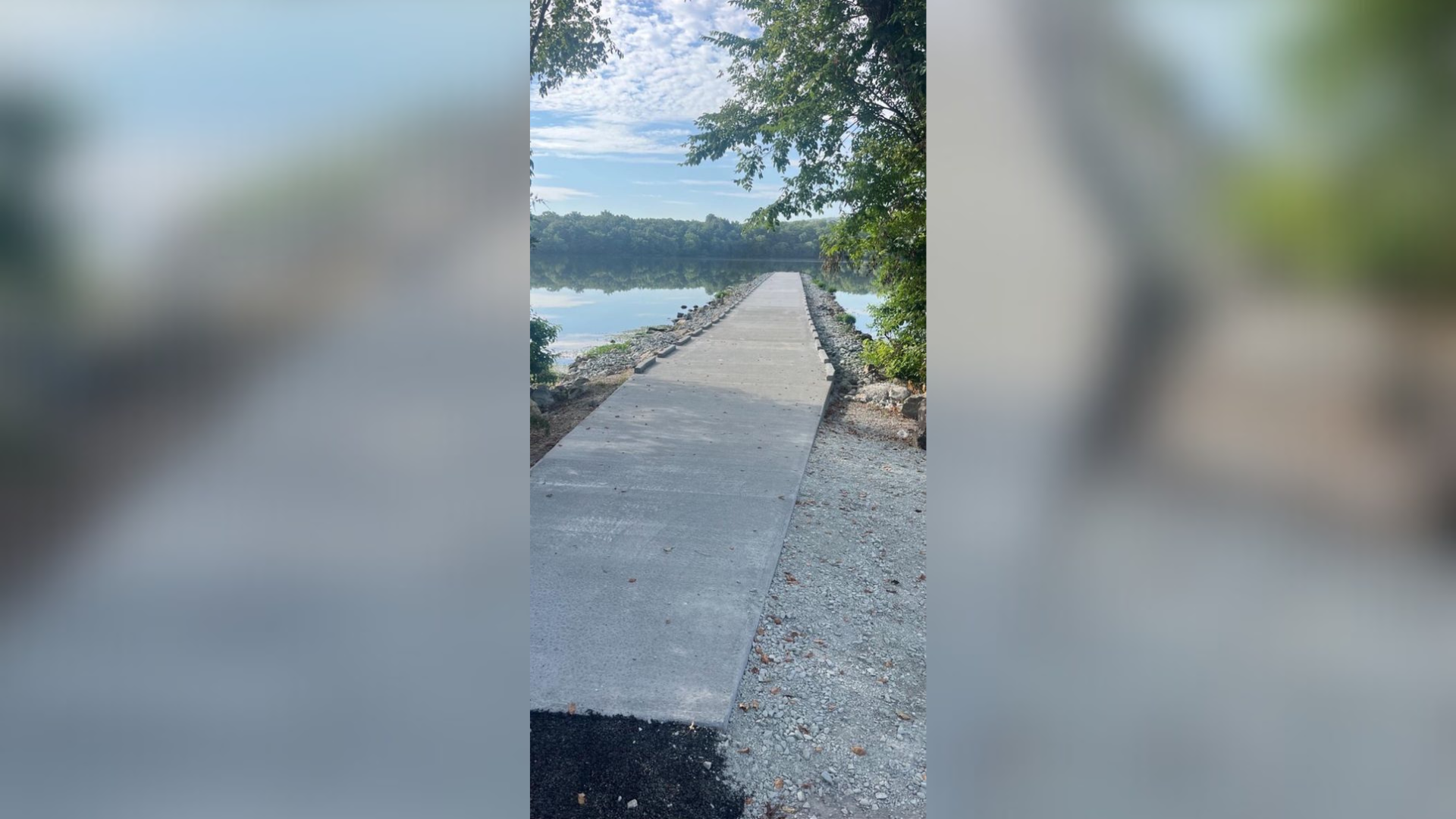 Phase One of Repairs Complete of DiSalvo Lake Fishing Jetty