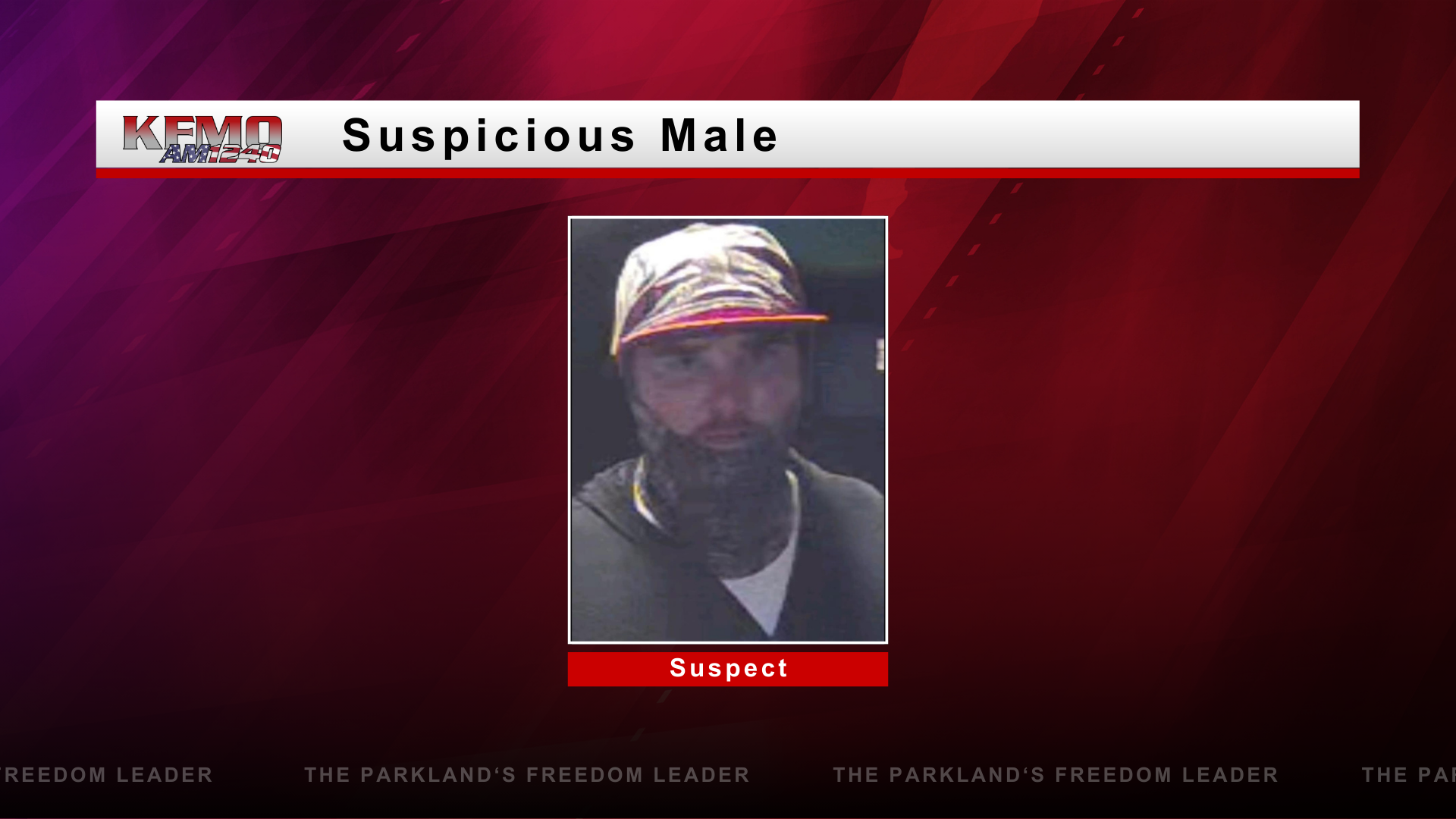 Police Investigating Suspicious Male, Burglary