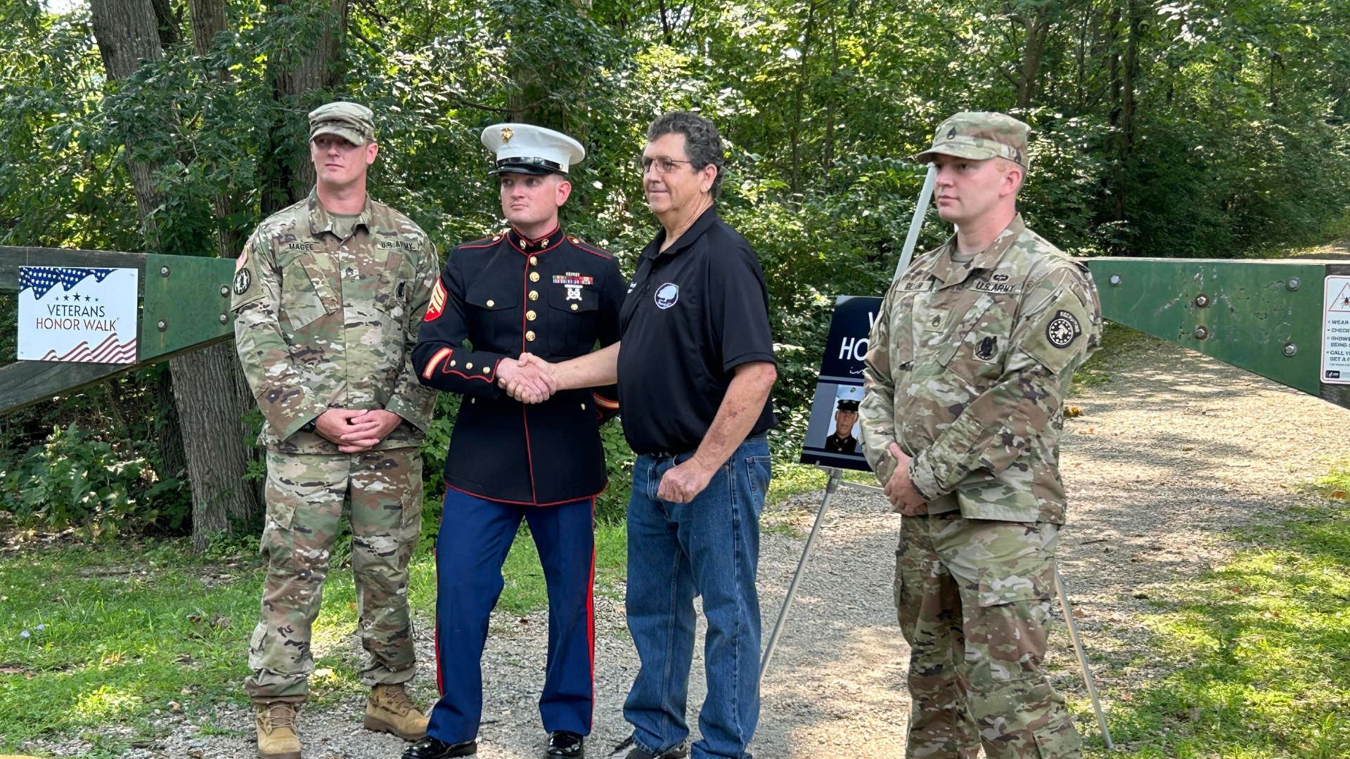 Veterans Honor Walk Named for Marine Staff Sergeant